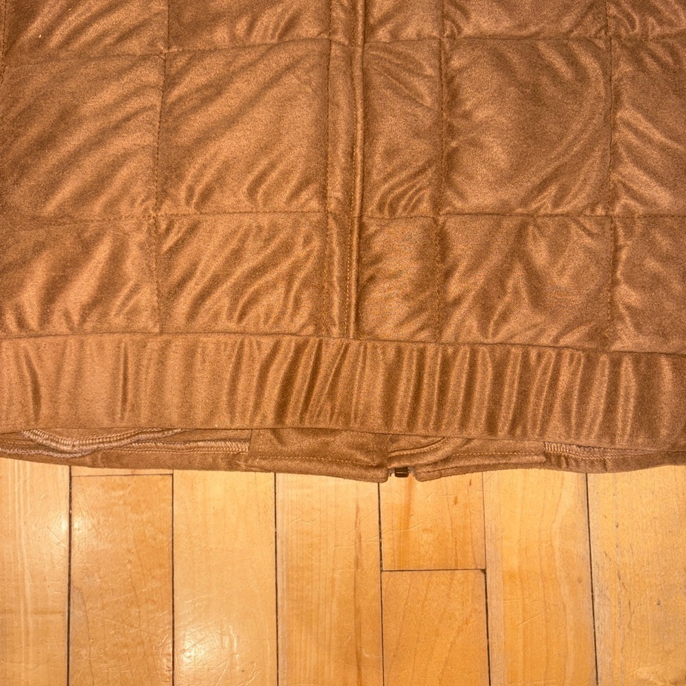 Amazon Women's Brown Quilted Dolman Puffer Jacket warm outer warm - Picture 9 of 9
